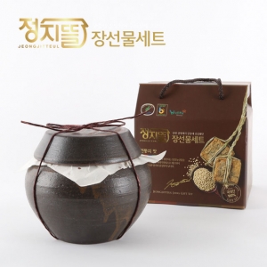 원주 정지뜰 전통 고추장,정지뜰 고추장옹기1kg